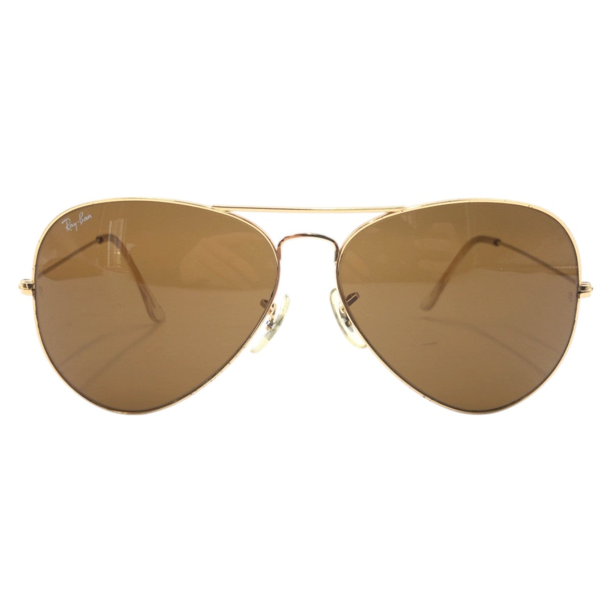 15806
Ray-Ban レイバン B&L ボシュロム アビエーター ゴールド ブラウン メタル サングラス 男女兼用 ティアドロップ  メンズ