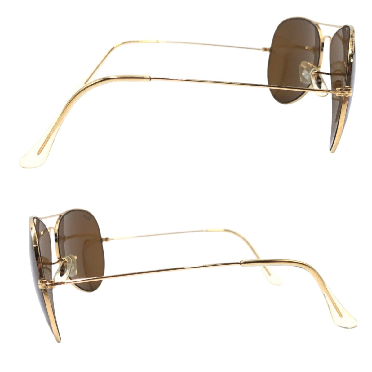15806
Ray-Ban レイバン B&L ボシュロム アビエーター ゴールド ブラウン メタル サングラス 男女兼用 ティアドロップ  メンズ