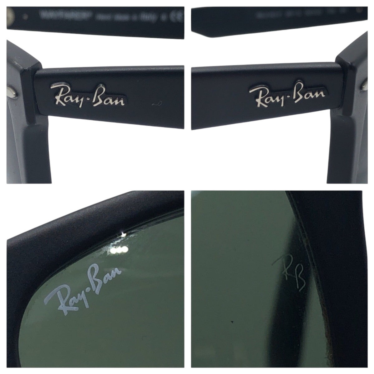 15807
Ray-Ban レイバン ウェイファーラー ブラック 黒 プラスチック RB2140-F 901-S 52□22 150 3N サングラス 男女兼用 ウェリントン  レディース