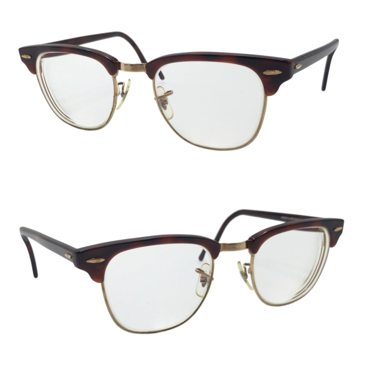 15809
Ray-Ban レイバン B&L ボシュロム ブラウン プラスチック W0366 WOAW メガネ メガネフレーム  メンズ