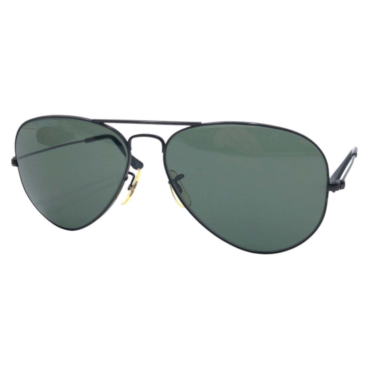 15810
Ray-Ban レイバン ヴィンテージ B&L ボシュロム アビエーター ブラック 黒 メタル サングラス ティアドロップ  メンズ