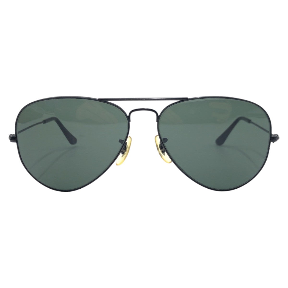 15810
Ray-Ban レイバン ヴィンテージ B&L ボシュロム アビエーター ブラック 黒 メタル サングラス ティアドロップ  メンズ