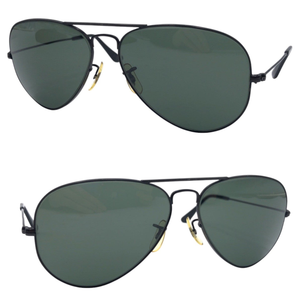 15810
Ray-Ban レイバン ヴィンテージ B&L ボシュロム アビエーター ブラック 黒 メタル サングラス ティアドロップ  メンズ