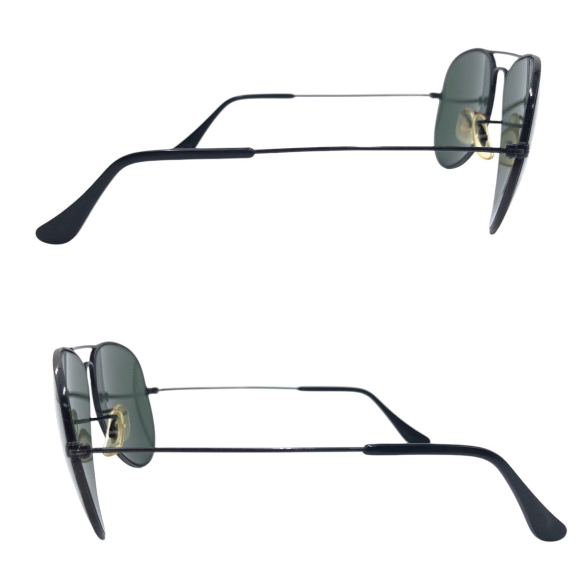 15810
Ray-Ban レイバン ヴィンテージ B&L ボシュロム アビエーター ブラック 黒 メタル サングラス ティアドロップ  メンズ