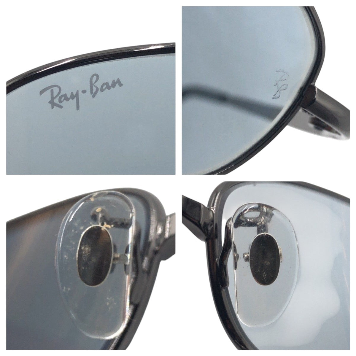 15812
Ray-Ban レイバン ブラック ブルー メタル RB3152 004/46 49□19 130 サングラス 男女兼用 オーバル  メンズ