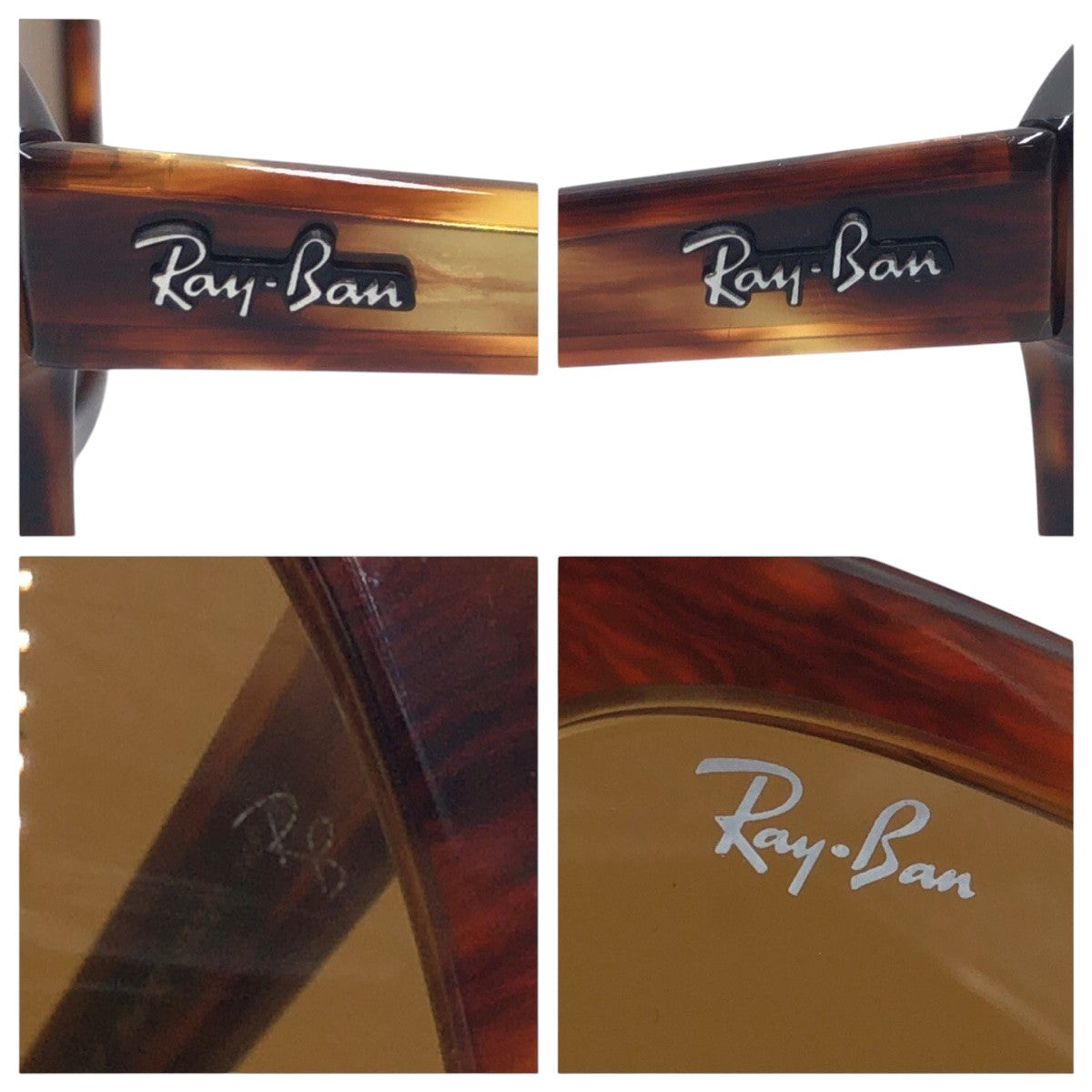 15813
 Ray-Ban Brown Plastic RB07078-F 954/33 53□21 145 3N Sunglasses Unisex Wellington Men's