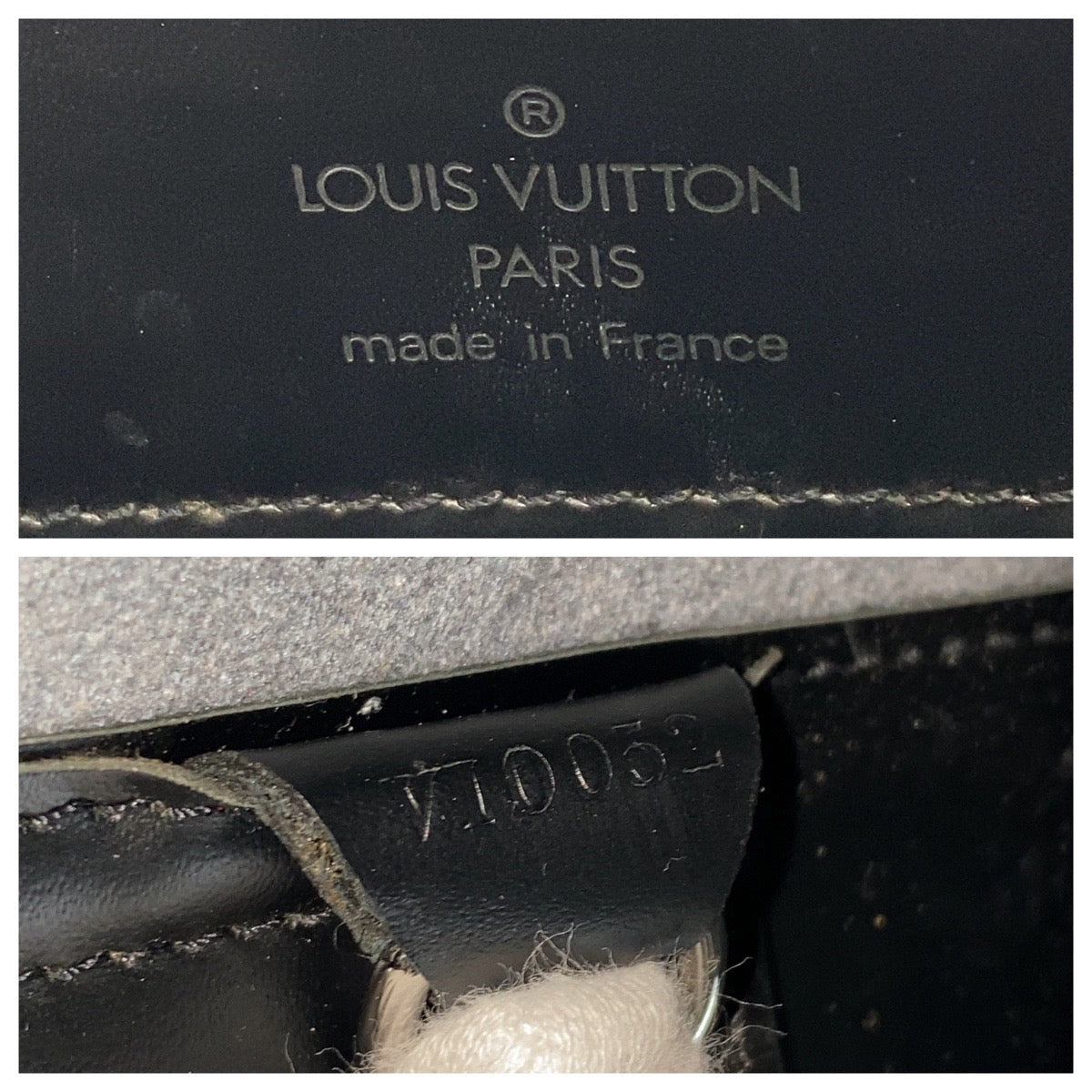 15818
LOUIS VUITTON ルイヴィトン エピ ジェモ ノワール ブラック 黒 シルバー金具 レザー M52452 トートバッグ ショルダーバッグ  レディース