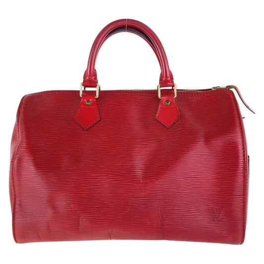 15819
LOUIS VUITTON ルイヴィトン エピ スピーディ30 レッド ゴールド金具 エピレザー M43017 ハンドバッグ ボストンバッグ  レディース