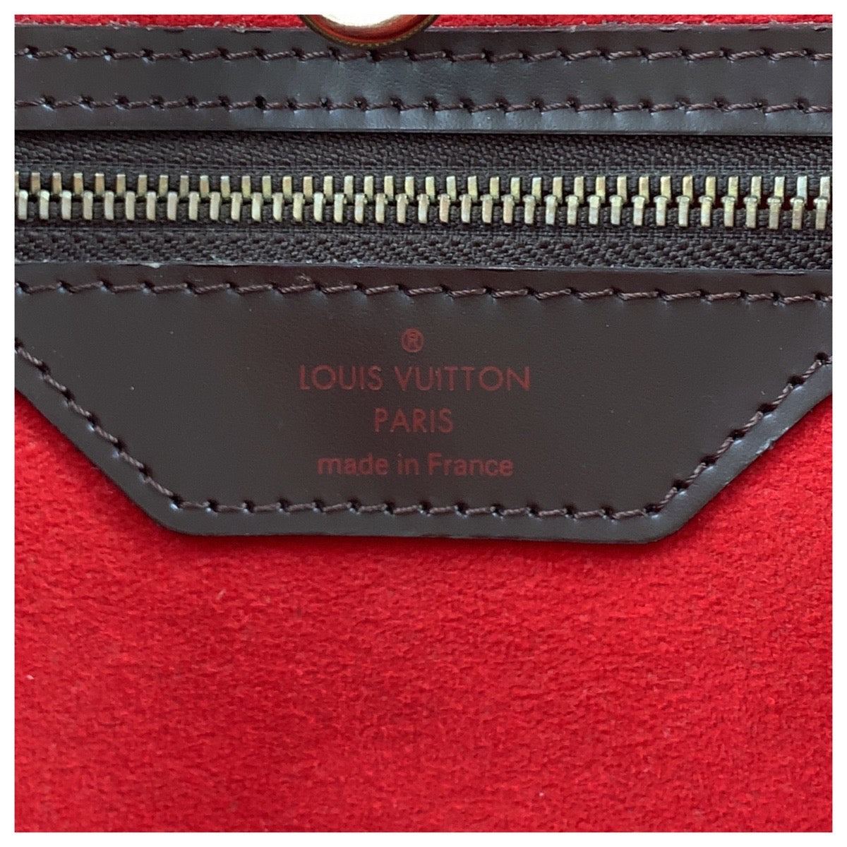 15820
LOUIS VUITTON ルイヴィトン ダミエ ハムステッド MM ブラウン ゴールド金具 PVC / レザー N51204 トートバッグ ショルダーバッグ  レディース