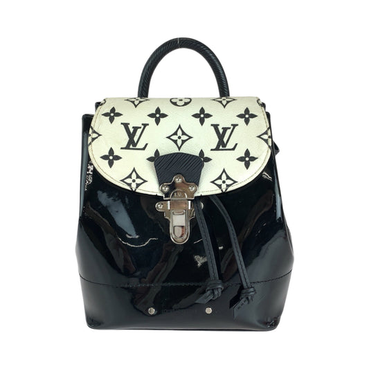 15821
LOUIS VUITTON ルイヴィトン ヴェルニ モノグラム ホットスプリングス ブラック ホワイト ヴェルニ M53637 リュックサック バックパック  レディース AB100