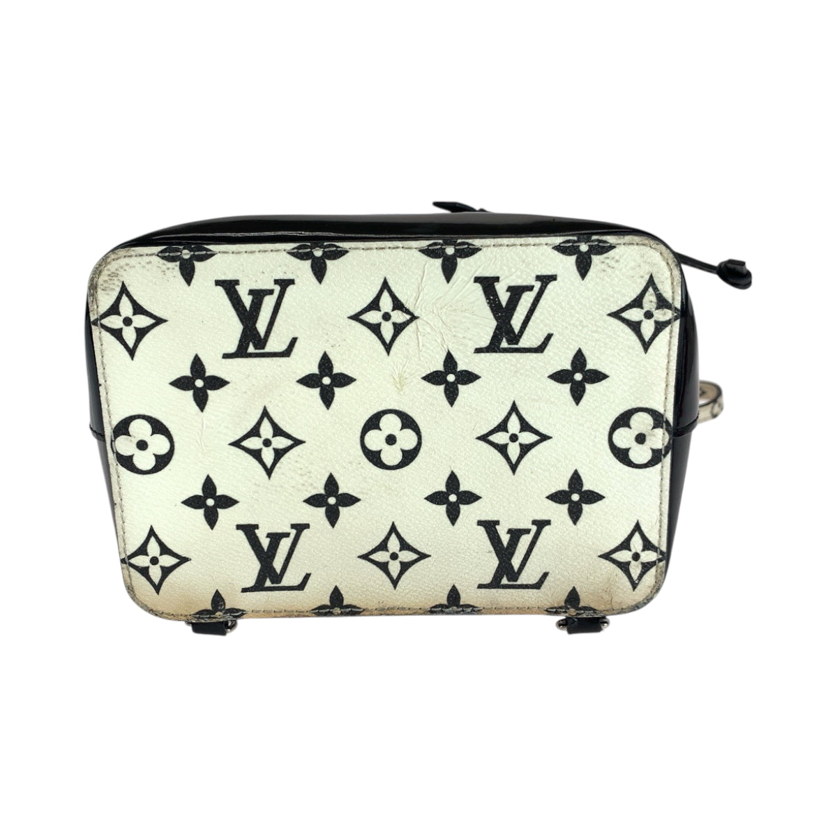 15821
LOUIS VUITTON ルイヴィトン ヴェルニ モノグラム ホットスプリングス ブラック ホワイト ヴェルニ M53637 リュックサック バックパック  レディース