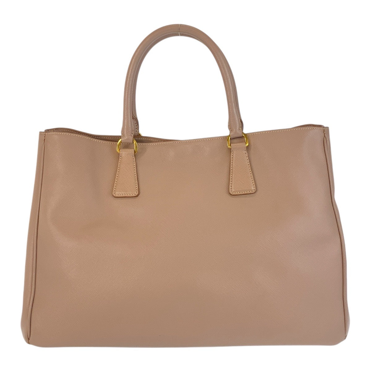 15835
PRADA プラダ サフィアーノ ピンクベージュ ゴールド金具 レザー ハンドバッグ レディース ABP56