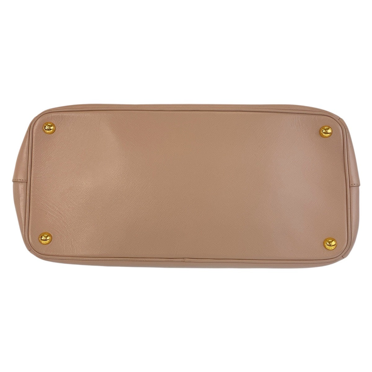 15835
PRADA プラダ サフィアーノ ピンクベージュ ゴールド金具 レザー ハンドバッグ レディース ABP56