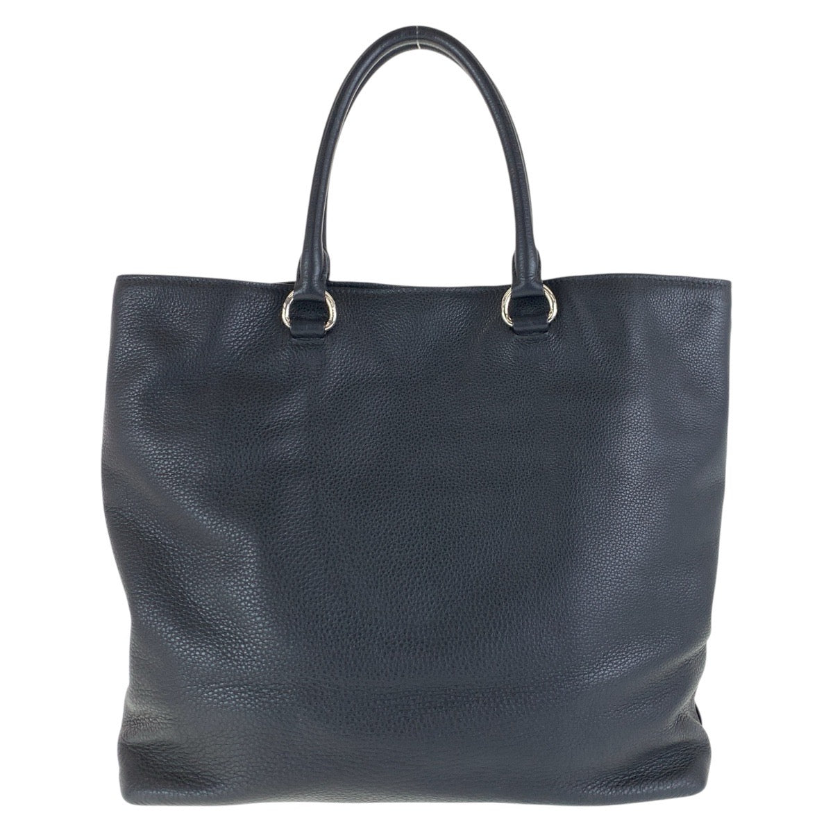 15836
PRADA プラダ ヴィッテロ ダイノ 三角ロゴプレート ブラック 黒 シルバー金具 レザー トートバッグ ショルダーバッグ 2way レディース ABP69