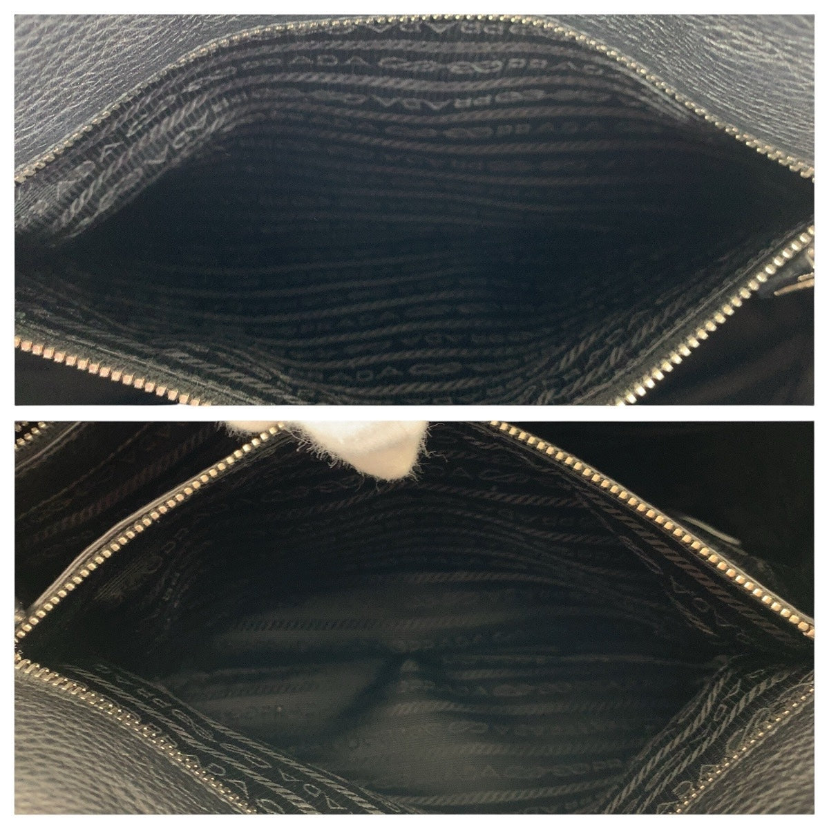 15836
PRADA プラダ ヴィッテロ ダイノ 三角ロゴプレート ブラック 黒 シルバー金具 レザー トートバッグ ショルダーバッグ 2way レディース ABP69