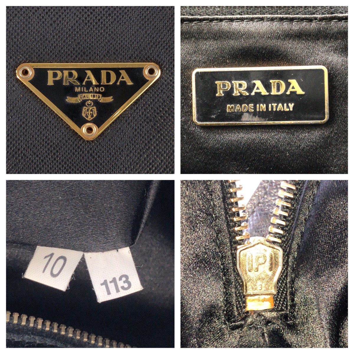 15842
PRADA プラダ サフィアーノ ブラック 黒 ゴールド金具 レザー ハンドバッグ ショルダーバッグ  レディース AB54