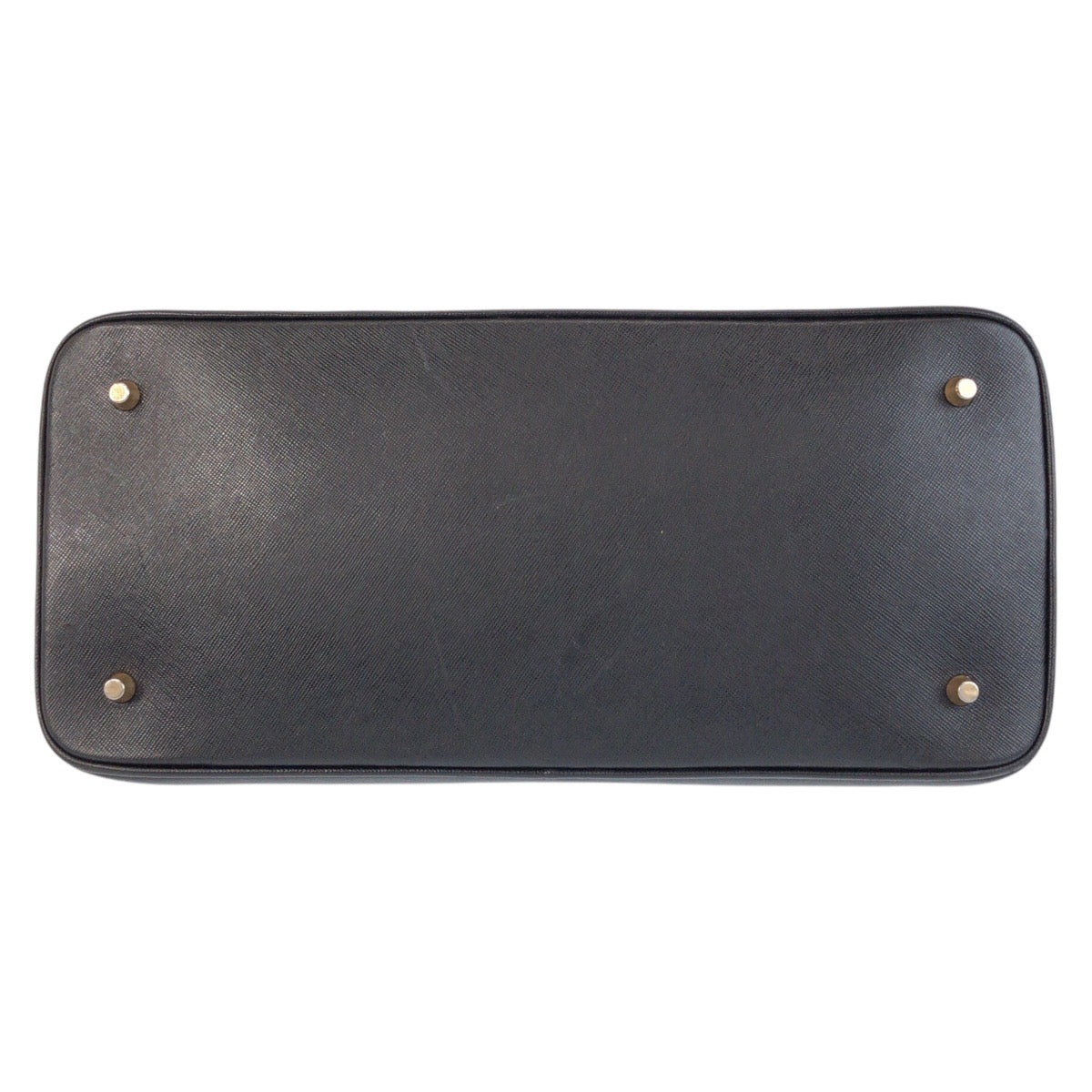 15842
PRADA プラダ サフィアーノ ブラック 黒 ゴールド金具 レザー ハンドバッグ ショルダーバッグ  レディース AB54