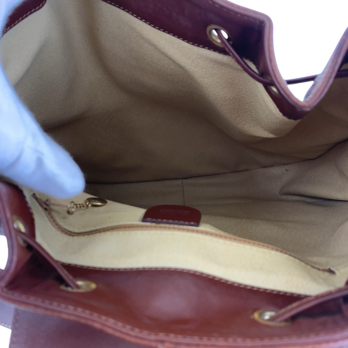 15843
GUCCI グッチ ヴィンテージ オールドグッチ ホースビット ブラウン ゴールド金具 レザー ショルダーバッグ  レディース