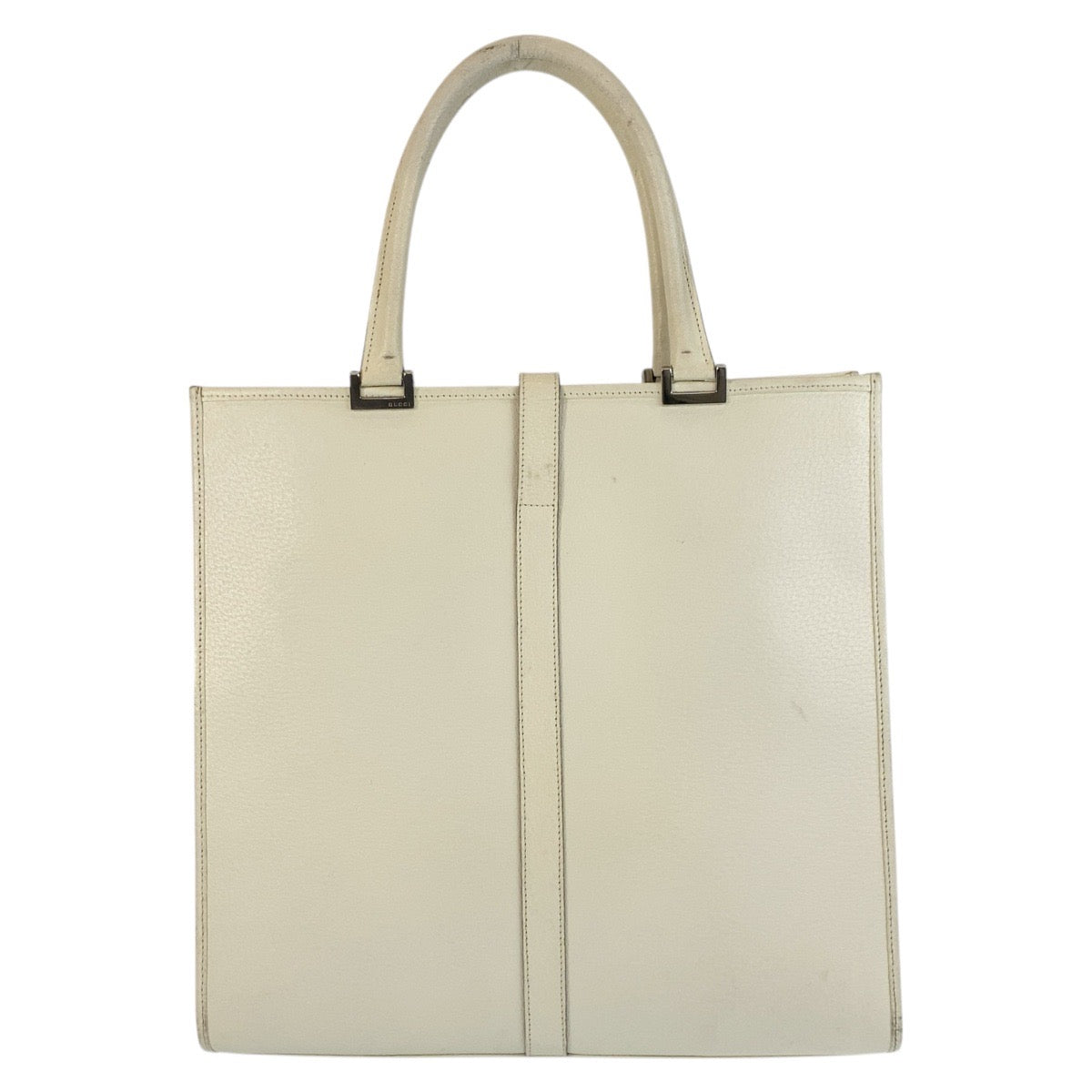 15845
GUCCI グッチ ジャッキー ホワイト アイボリー シルバー金具 レザー 002 1064 トートバッグ ショルダーバッグ レディース ABP38