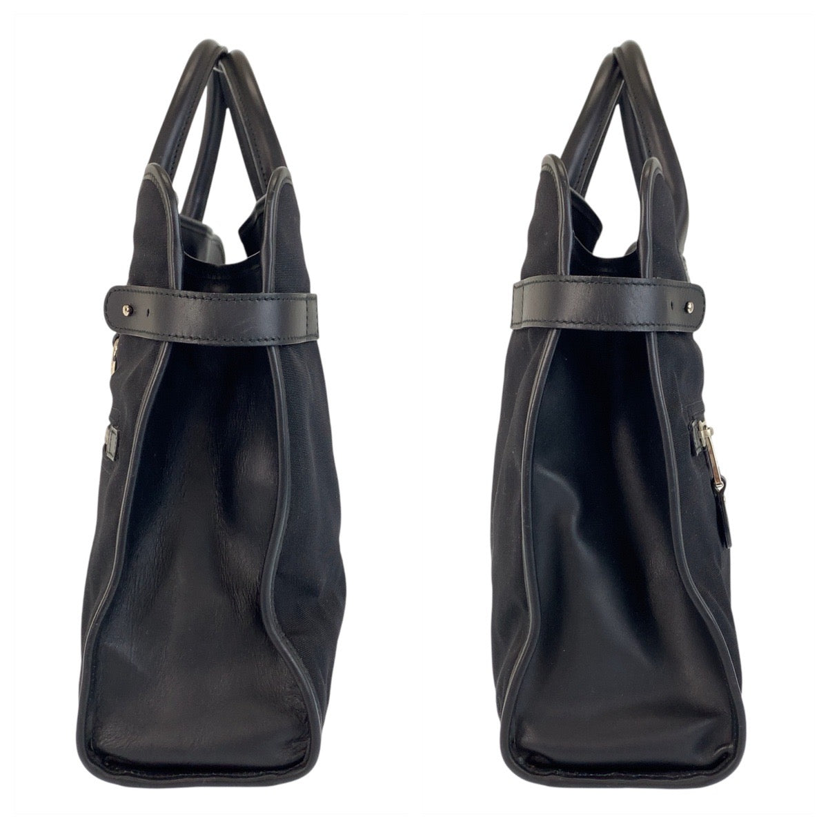 15853
GUCCI グッチ シェリーライン ブラック 黒 シルバー金具 ナイロン / レザー 246410 ビジネスバッグ ブリーフケース  メンズ ABP48