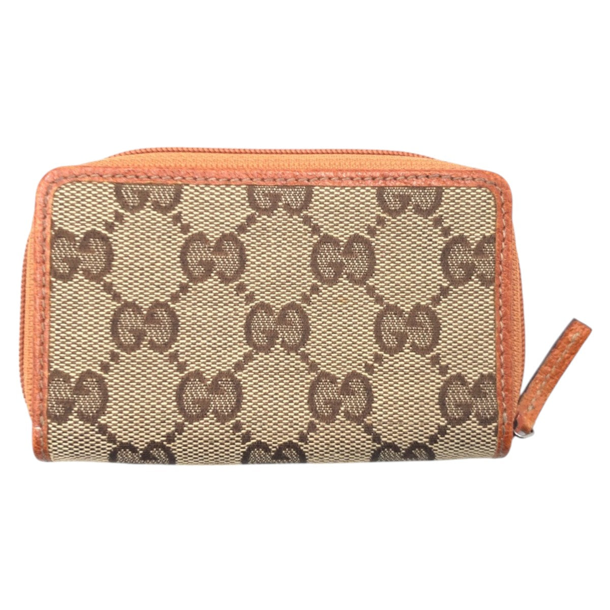 15854
GUCCI グッチ GG柄 ブラウン オレンジ GGキャンバス 138098 0416 コインケース カードケース  レディース