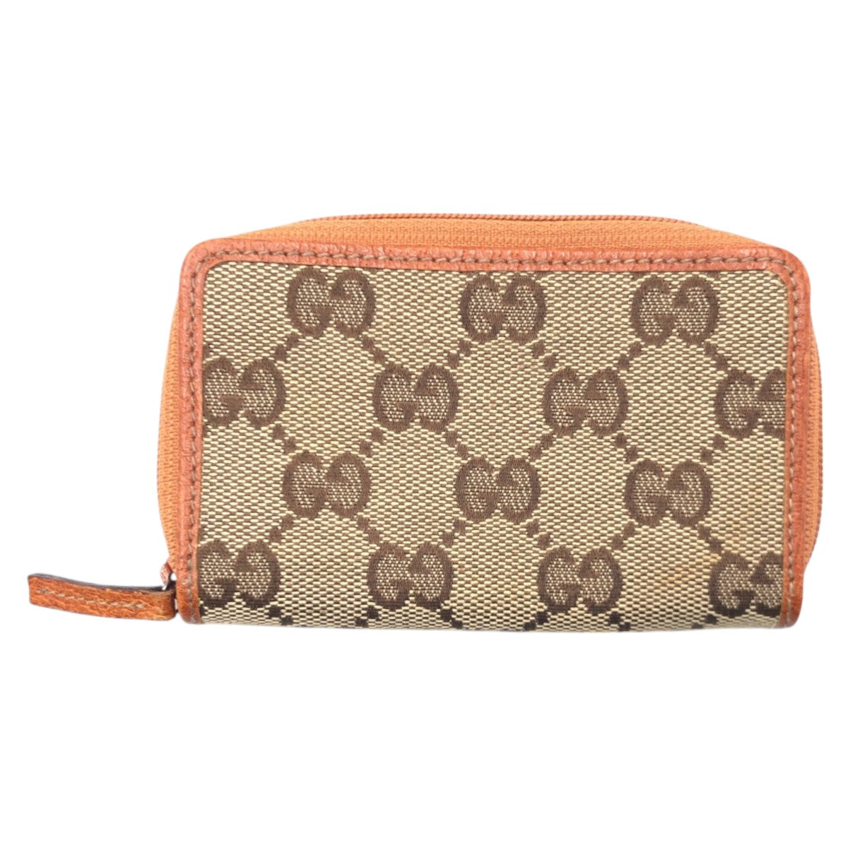 15854
GUCCI グッチ GG柄 ブラウン オレンジ GGキャンバス 138098 0416 コインケース カードケース  レディース