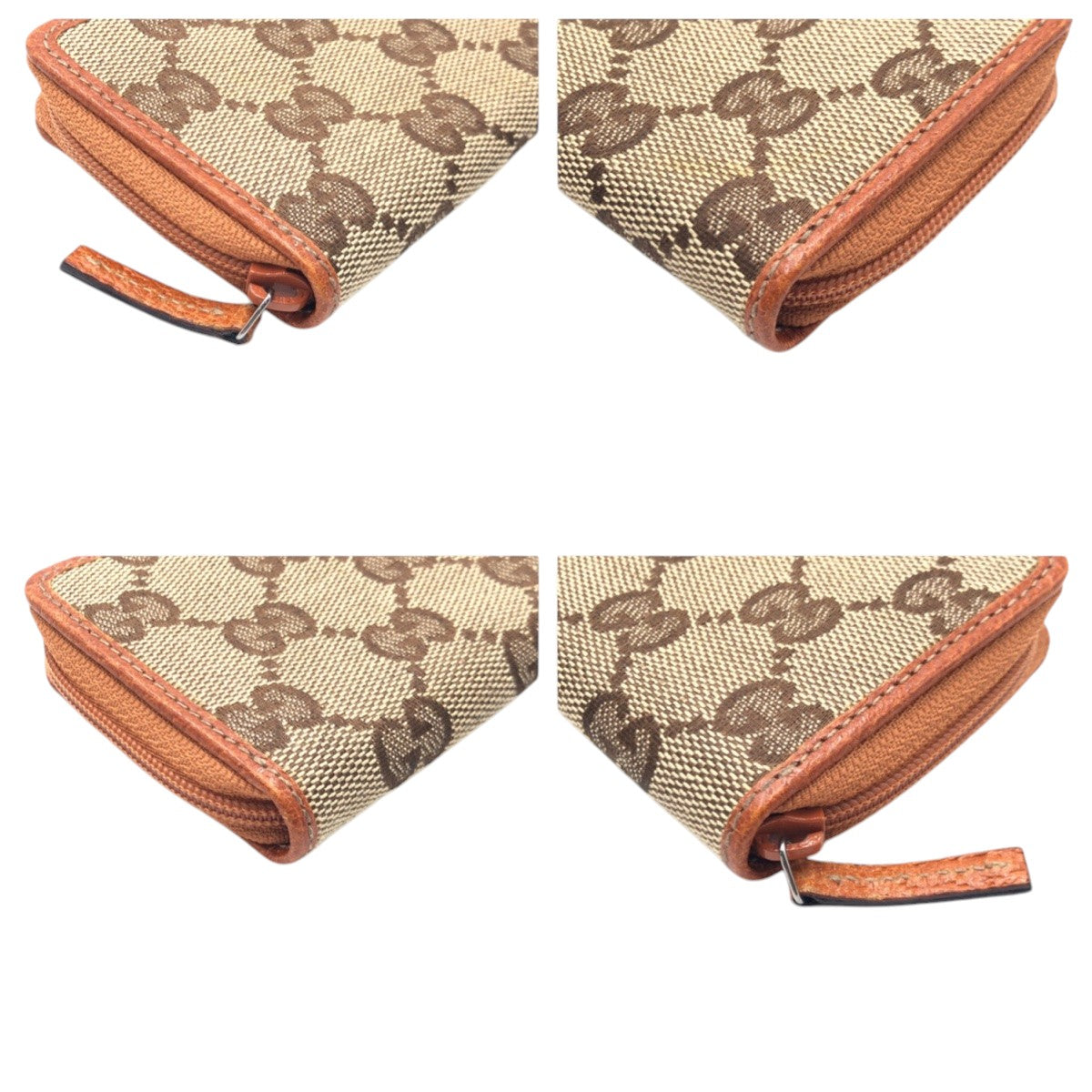 15854
GUCCI グッチ GG柄 ブラウン オレンジ GGキャンバス 138098 0416 コインケース カードケース  レディース