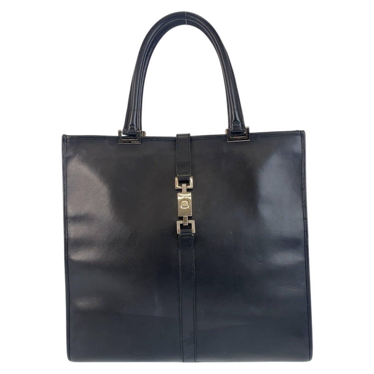 15859
GUCCI グッチ ジャッキー ブラック 黒 シルバー金具 レザー 002 1064 トートバッグ ショルダーバッグ レディース ABP39