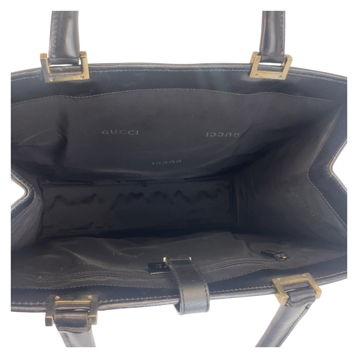 15859
GUCCI グッチ ジャッキー ブラック 黒 シルバー金具 レザー 002 1064 トートバッグ ショルダーバッグ レディース ABP39