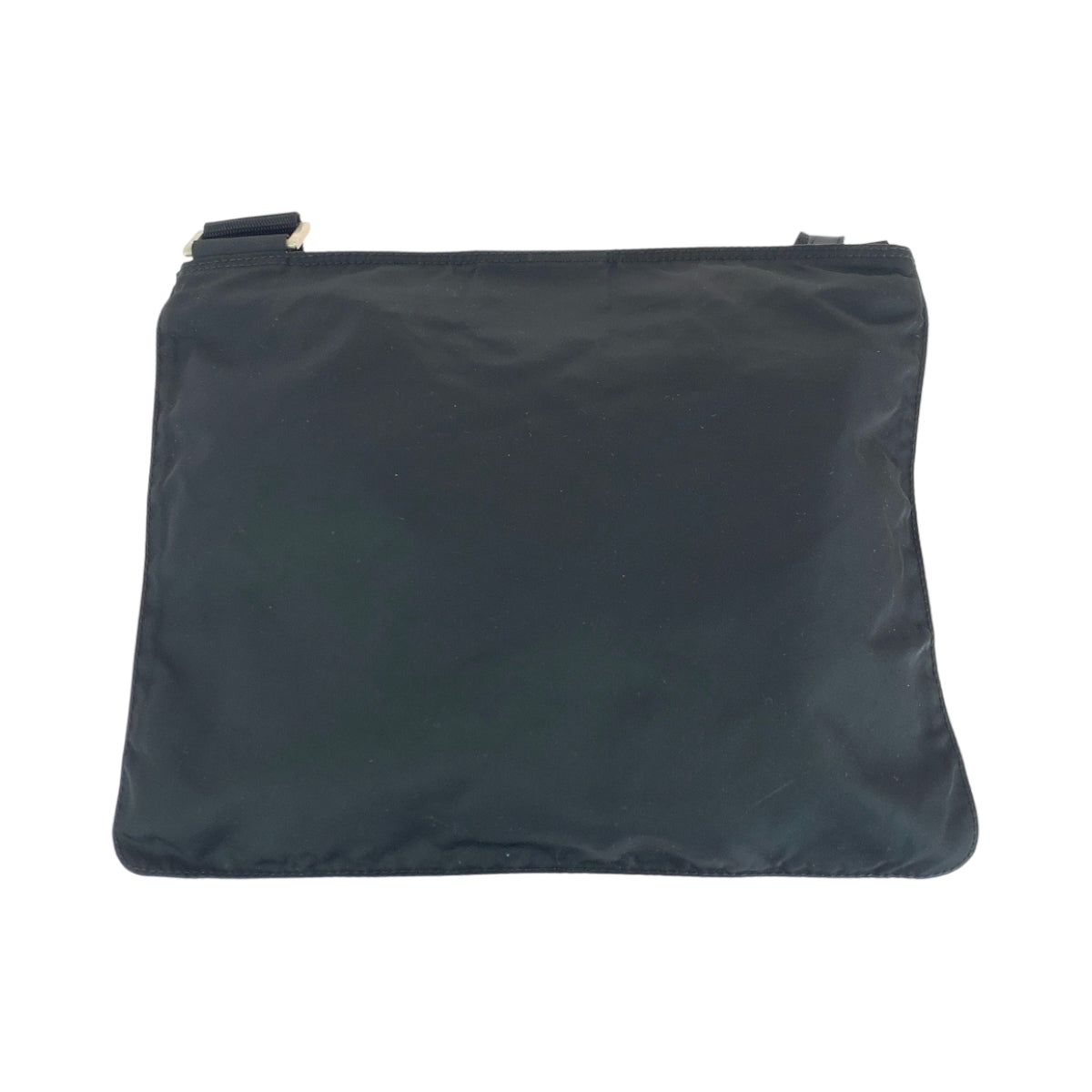 15860
PRADA プラダ テスート 三角ロゴプレート ブラック シルバー金具 ナイロン VA0053 ショルダーバッグ メッセンジャーバッグ  メンズ ABP32