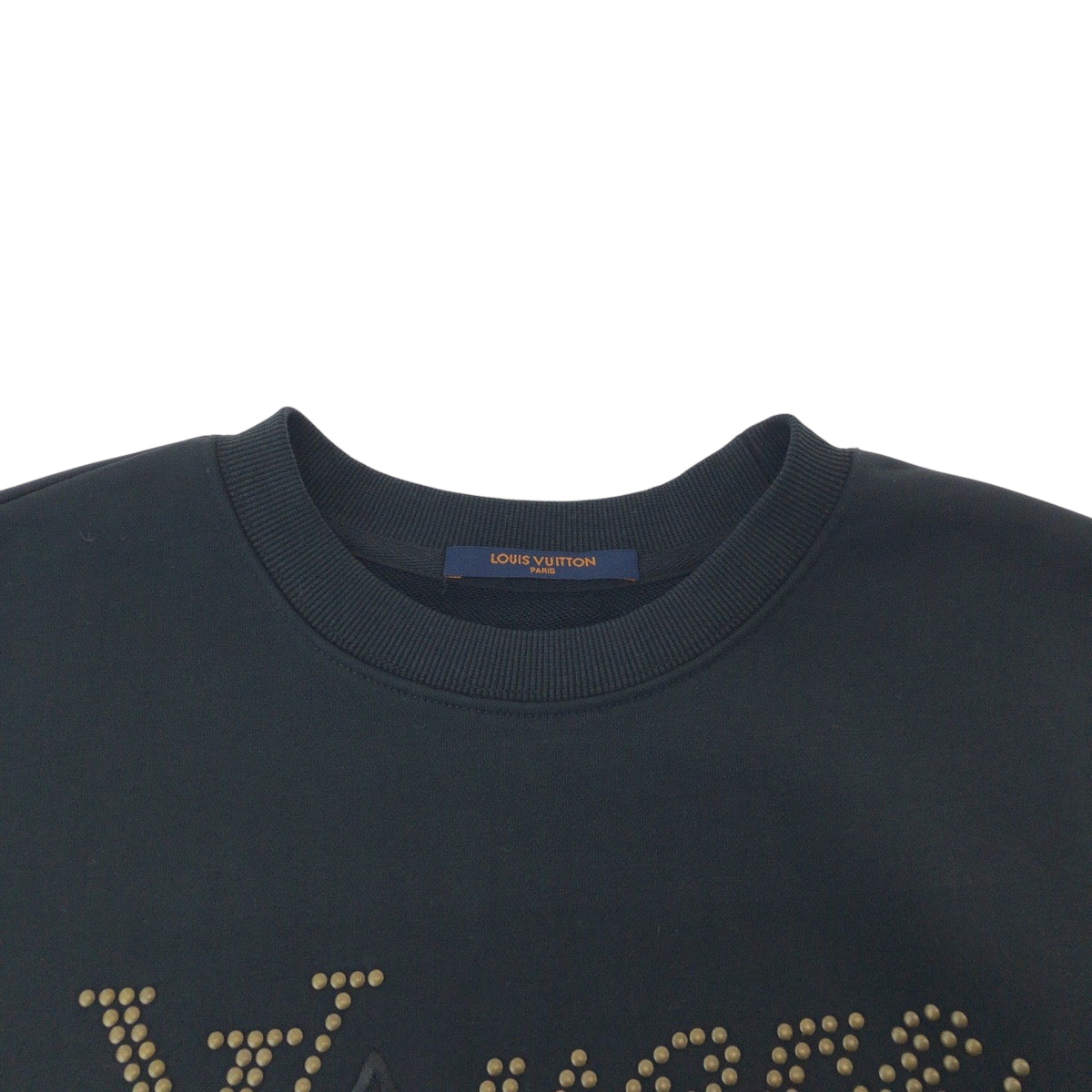 15908
LOUIS VUITTON ルイヴィトン 24SS スタッズ サイズS ブラック 黒 ゴールド金具 RM182M FMB HFY07W スウェット トレーナー  メンズ A130