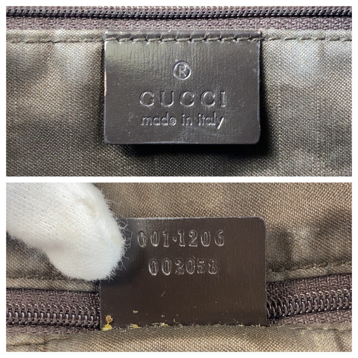 15886
GUCCI グッチ ブラウン GGキャンバス / スウェード 001 1206 ショルダーバッグ  レディース AB27