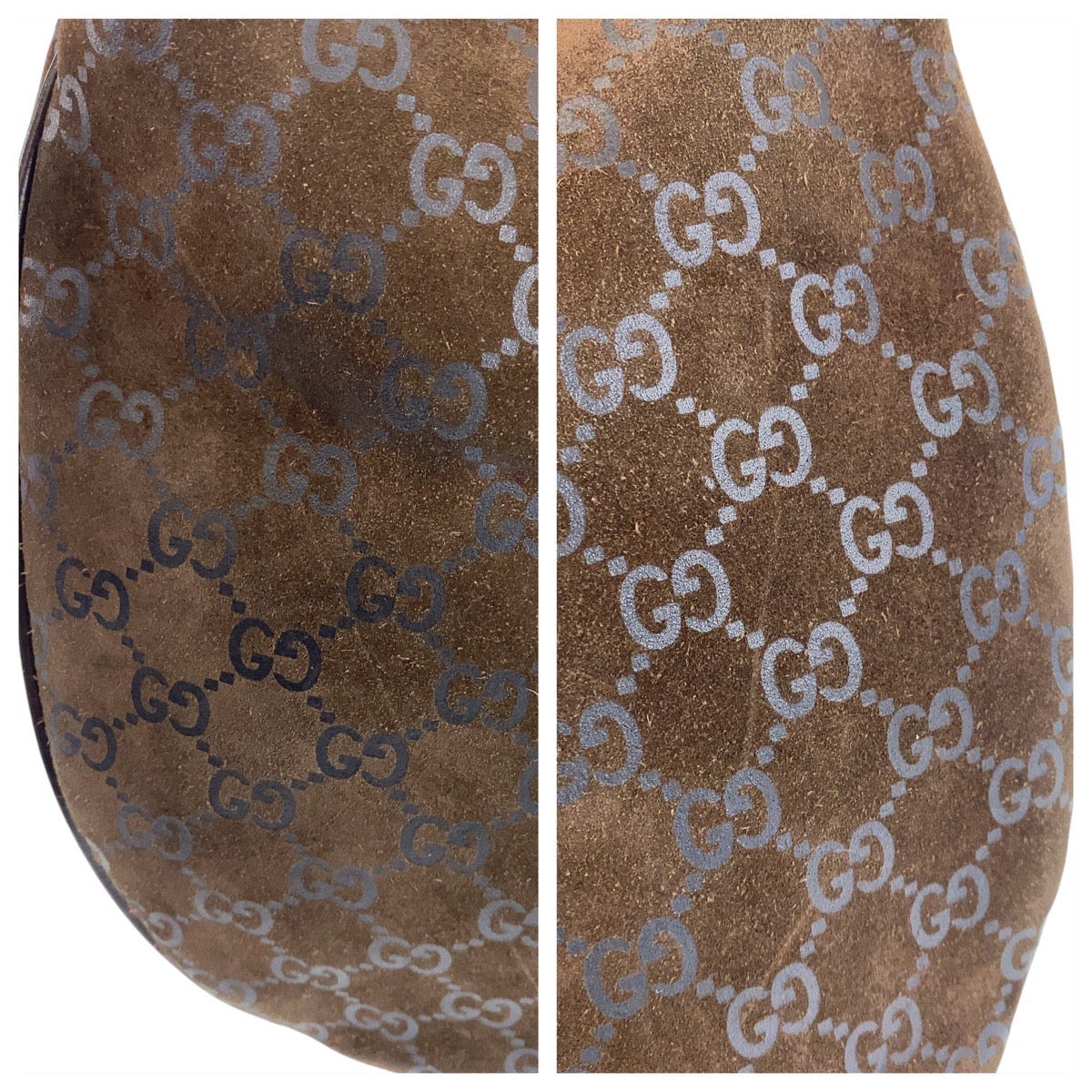 15886
GUCCI グッチ ブラウン GGキャンバス / スウェード 001 1206 ショルダーバッグ  レディース AB27