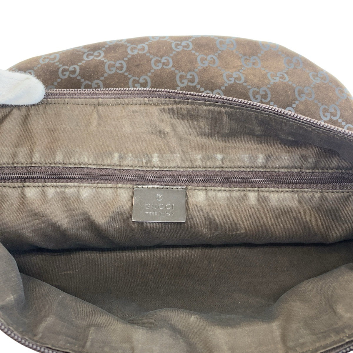 15886
GUCCI グッチ ブラウン GGキャンバス / スウェード 001 1206 ショルダーバッグ  レディース AB27