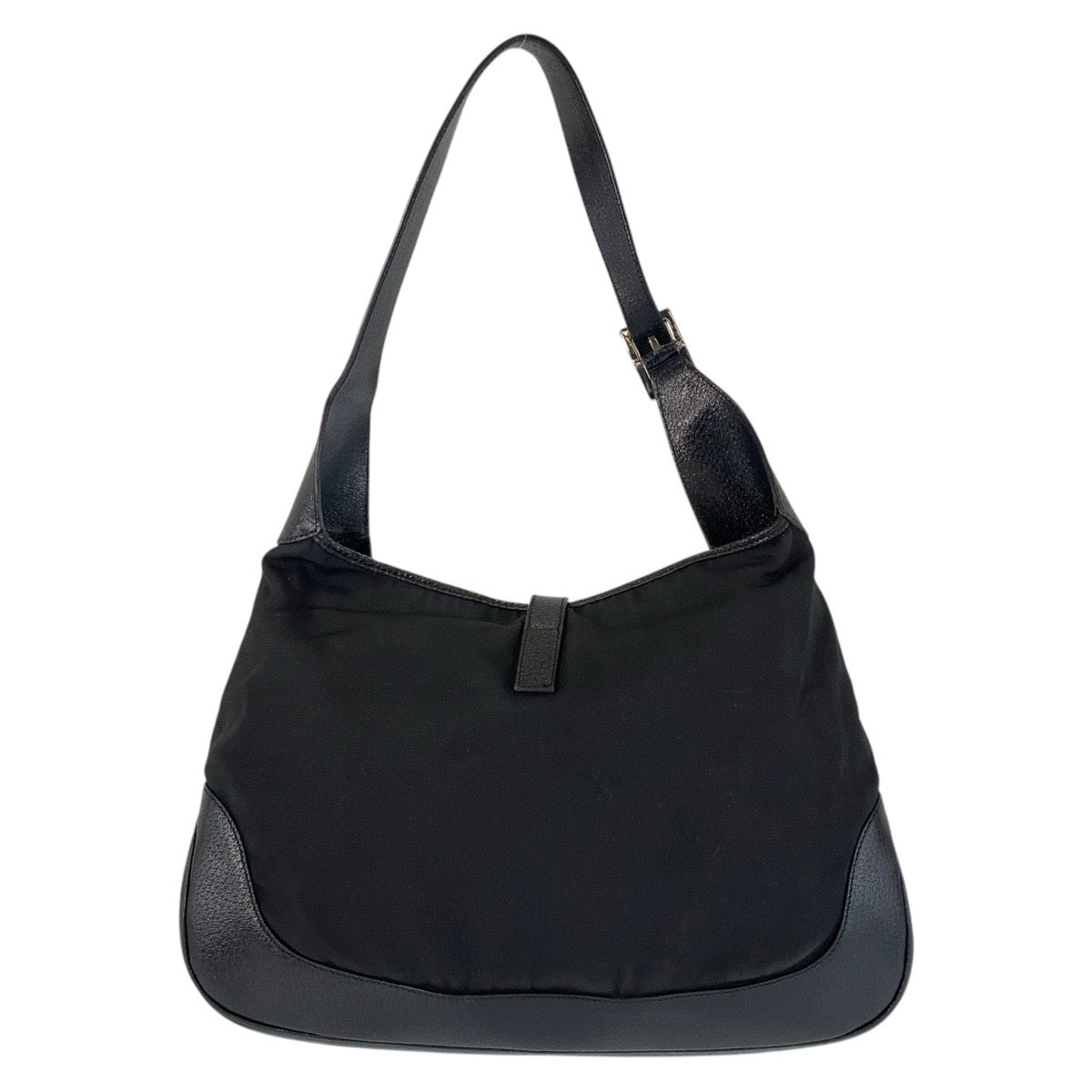 15887
GUCCI グッチ ジャッキー ブラック 黒 ナイロン / レザー 001 3346 ショルダーバッグ  レディース