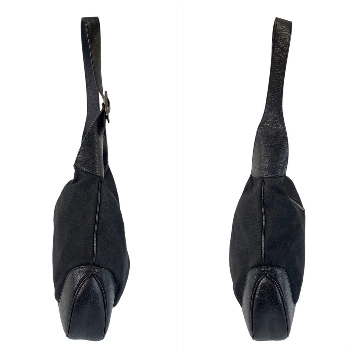 15887
GUCCI グッチ ジャッキー ブラック 黒 ナイロン / レザー 001 3346 ショルダーバッグ  レディース