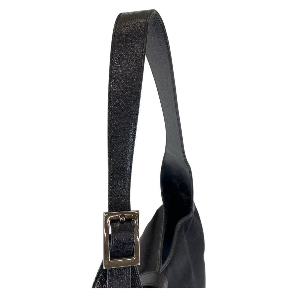 15887
GUCCI グッチ ジャッキー ブラック 黒 ナイロン / レザー 001 3346 ショルダーバッグ  レディース