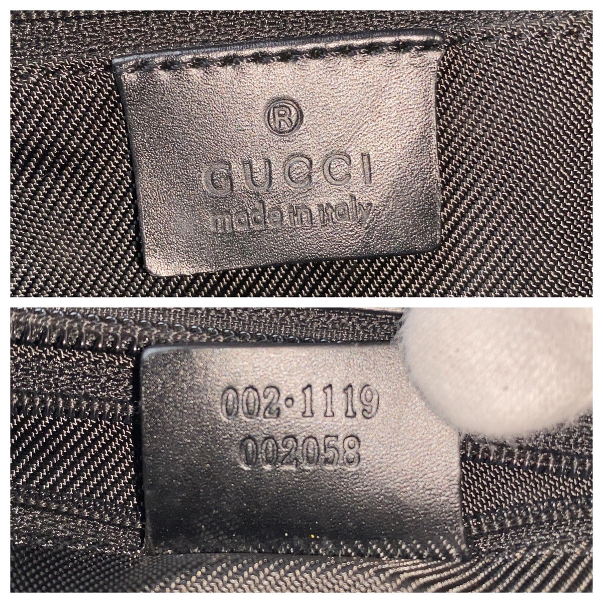 15900
GUCCI グッチ グレー ブラック 黒 GGキャンバス / レザー 002 1119 トートバッグ ショルダーバッグ  レディース