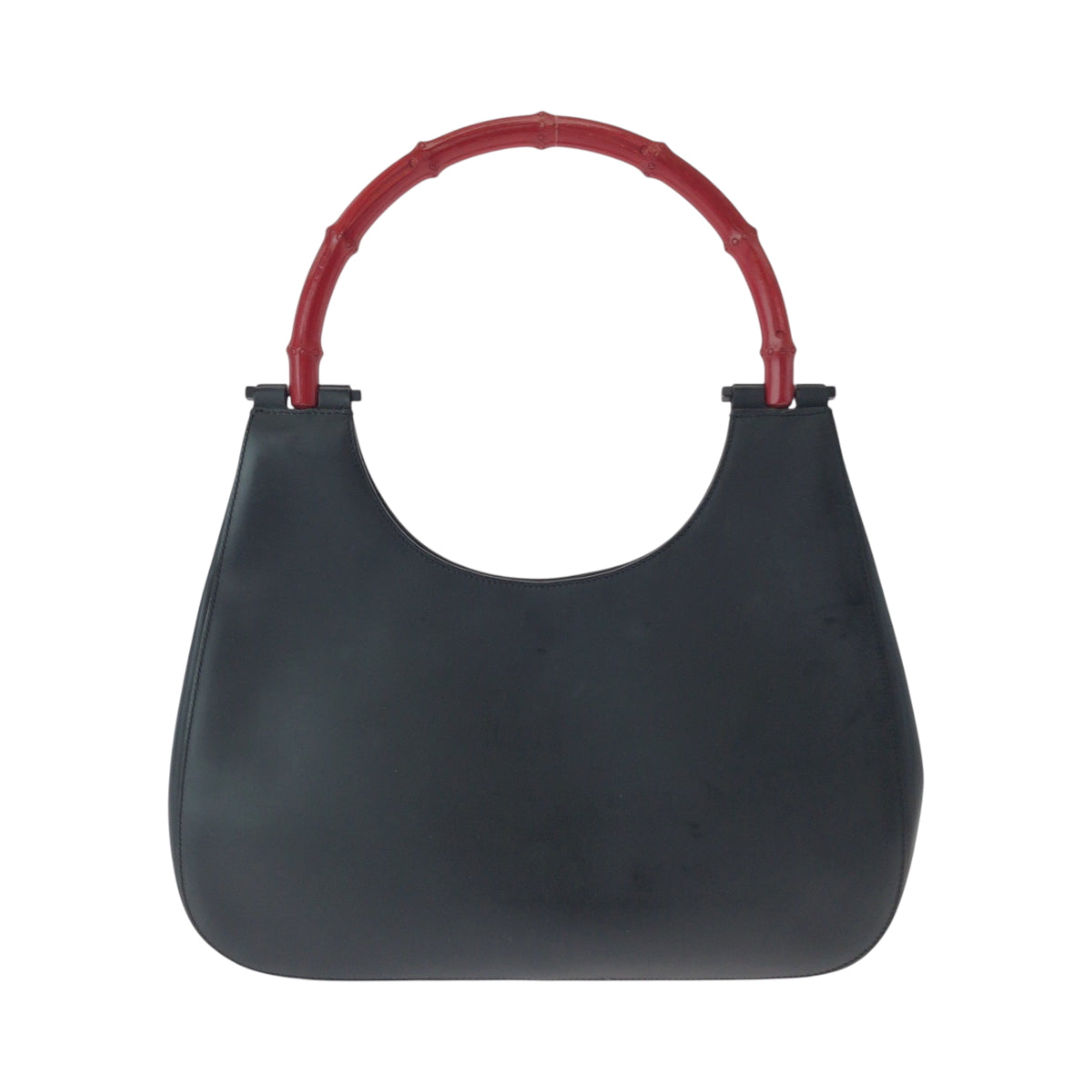 15902
GUCCI グッチ バンブー ブラック 黒 レッド レザー 001 3739 ワンショルダーバッグ  レディース