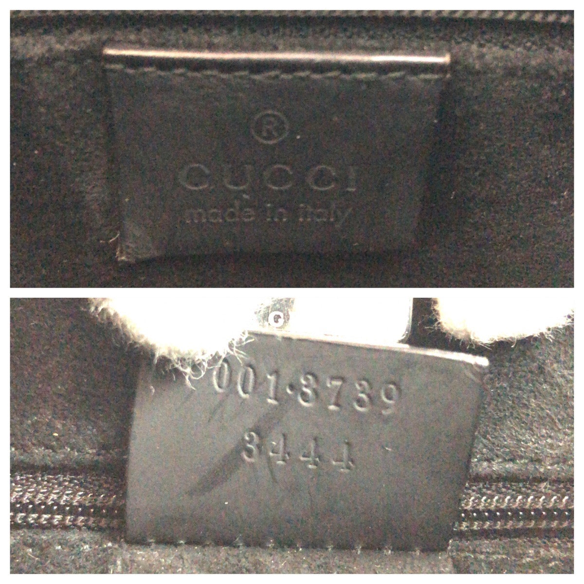 15902
GUCCI グッチ バンブー ブラック 黒 レッド レザー 001 3739 ワンショルダーバッグ  レディース