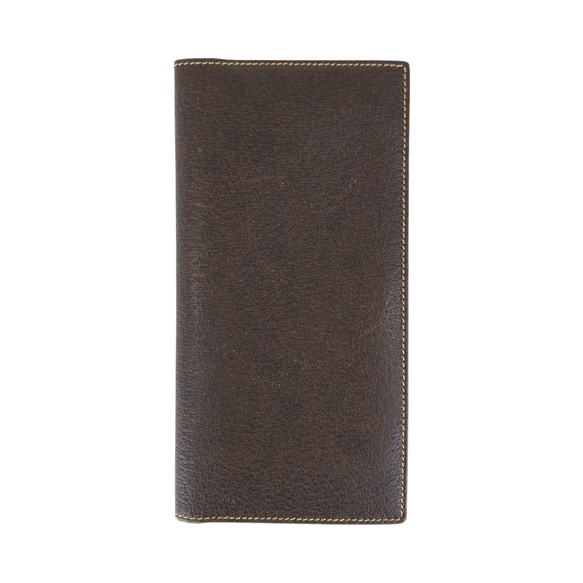 15910
GUCCI グッチ ヴィンテージ オールドグッチ ブラウン ゴールド金具 レザー 034 001 0908 長財布 ロングウォレット  メンズ