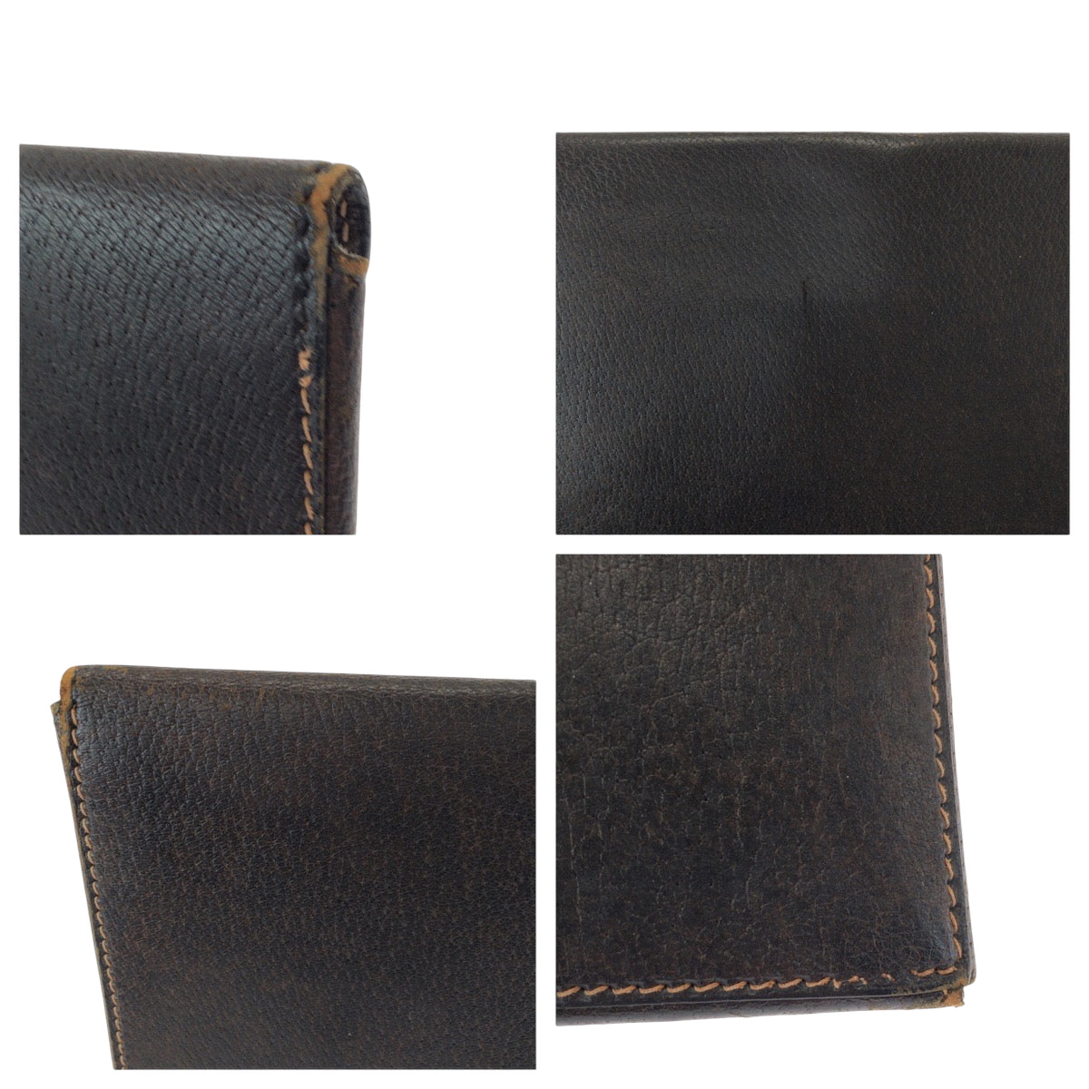 15912
GUCCI グッチ ヴィンテージ オールドグッチ ブラウン ゴールド金具 レザー クラッチバッグ セカンドバッグ  メンズ