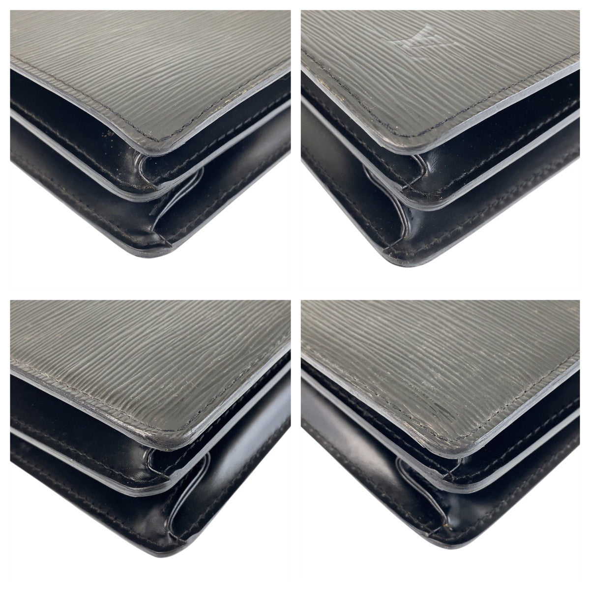 15915
LOUIS VUITTON ルイヴィトン エピ セルヴィエットコンセイエ ブラック 黒 ゴールド金具 レザー M54422 ビジネスバッグ ブリーフケース メンズ ABP46