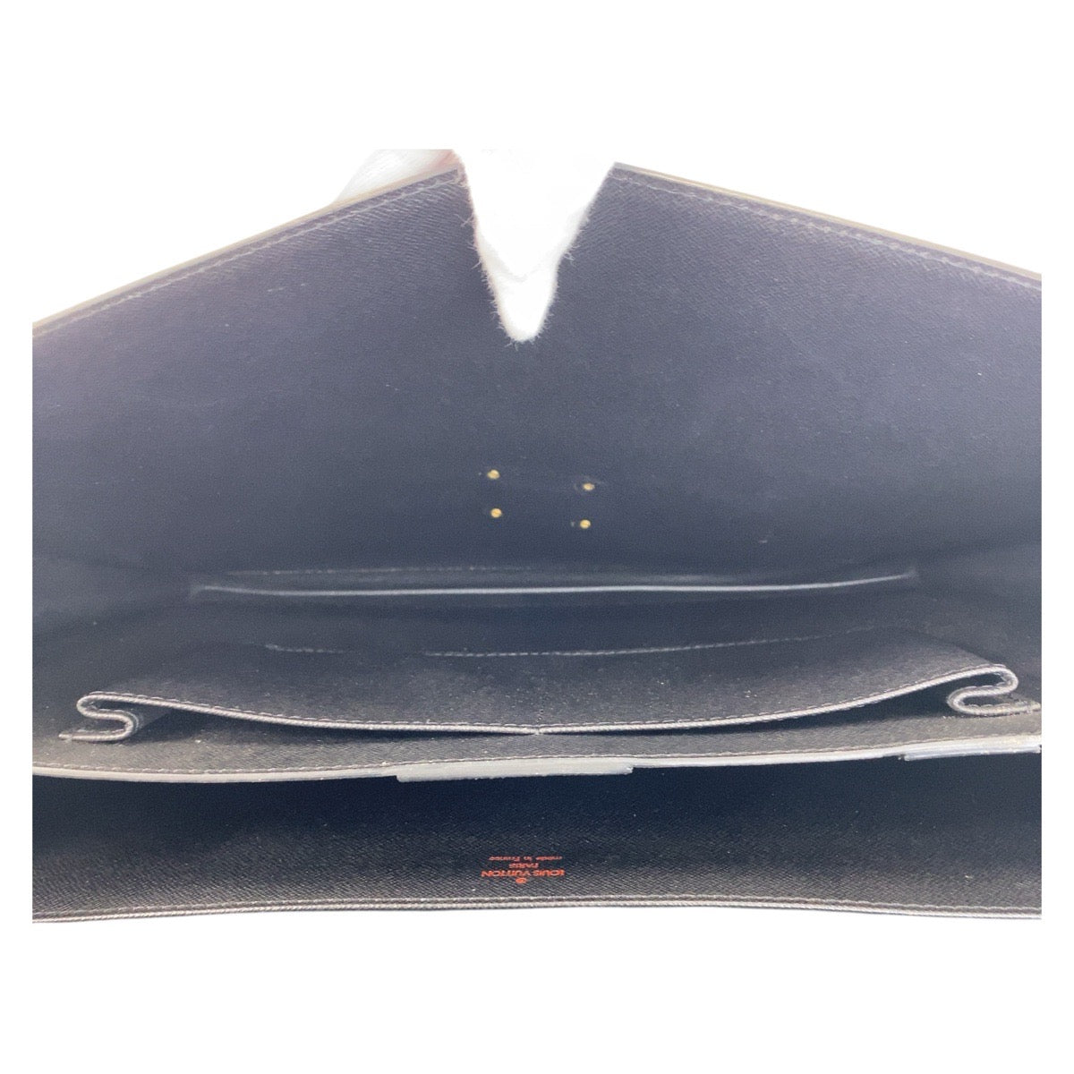 15915
LOUIS VUITTON ルイヴィトン エピ セルヴィエットコンセイエ ブラック 黒 ゴールド金具 レザー M54422 ビジネスバッグ ブリーフケース  メンズ ABP46