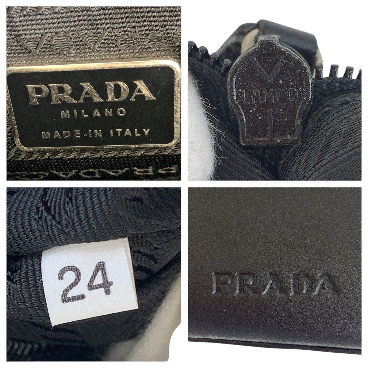 15929
PRADA プラダ ブラック 黒 シルバー金具 レザー ショルダーバッグ メッセンジャーバッグ レディース ABP