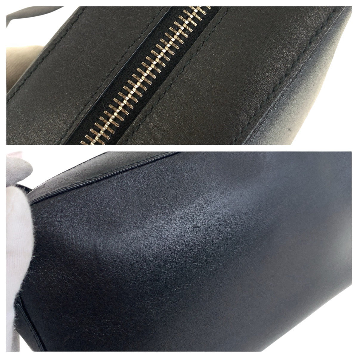 15929
PRADA プラダ ブラック 黒 シルバー金具 レザー ショルダーバッグ メッセンジャーバッグ レディース ABP