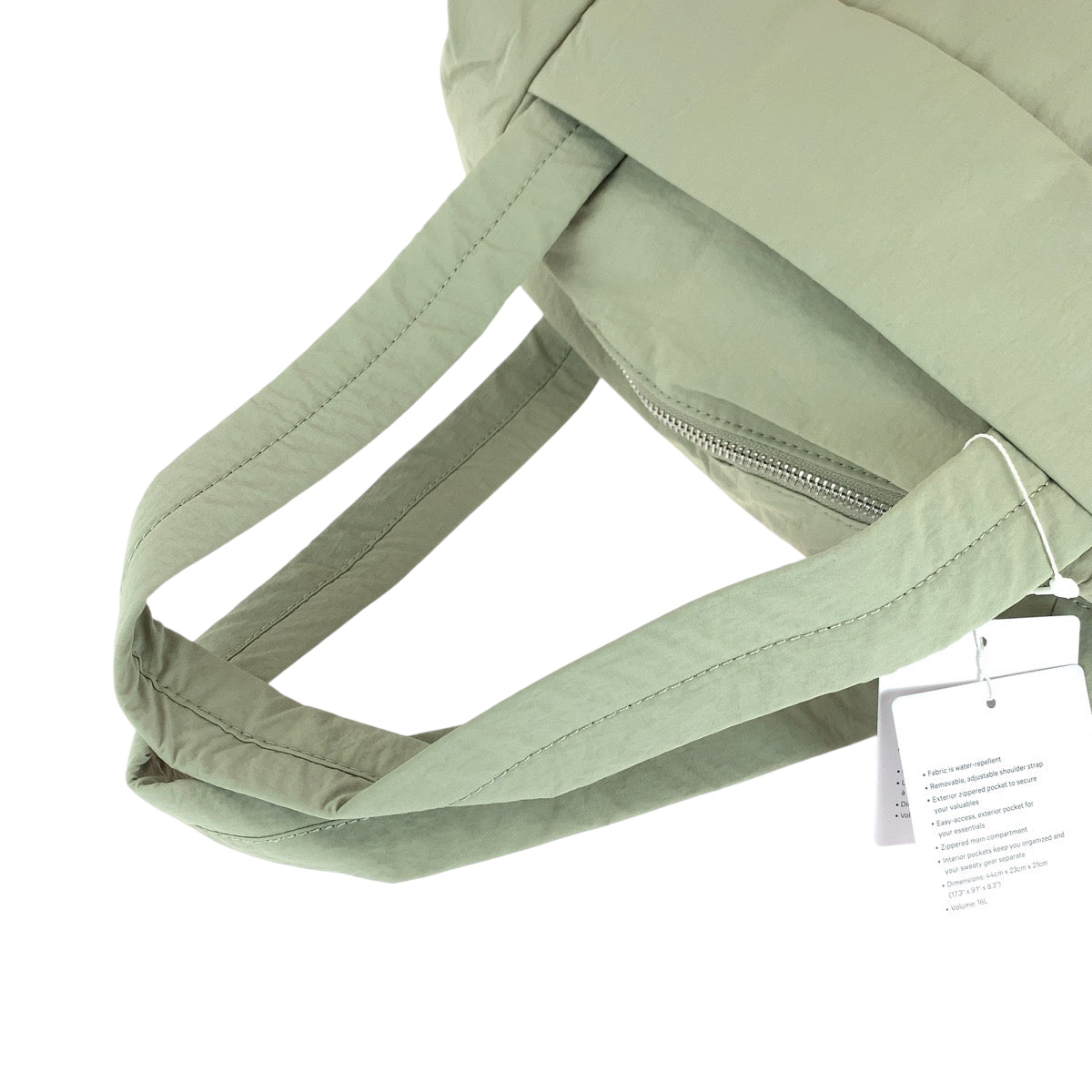 15932
lululemon ルルレモン グレー シルバー金具 ナイロン ショルダーバッグ ボストンバッグ  レディース