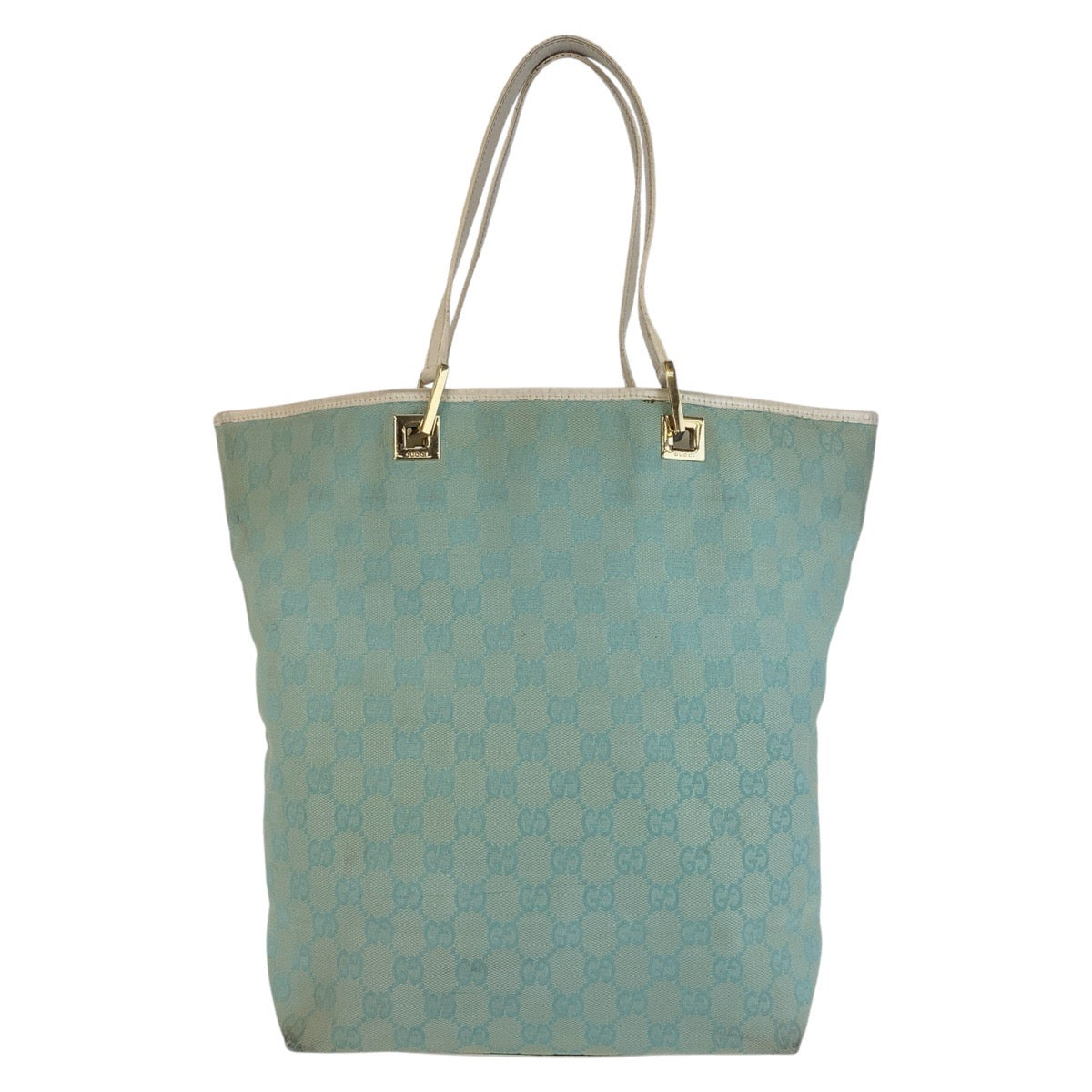 15948
GUCCI グッチ ミントグリーン ゴールド金具 GGキャンバス / レザー 002 1098 トートバッグ ショルダーバッグ  レディース