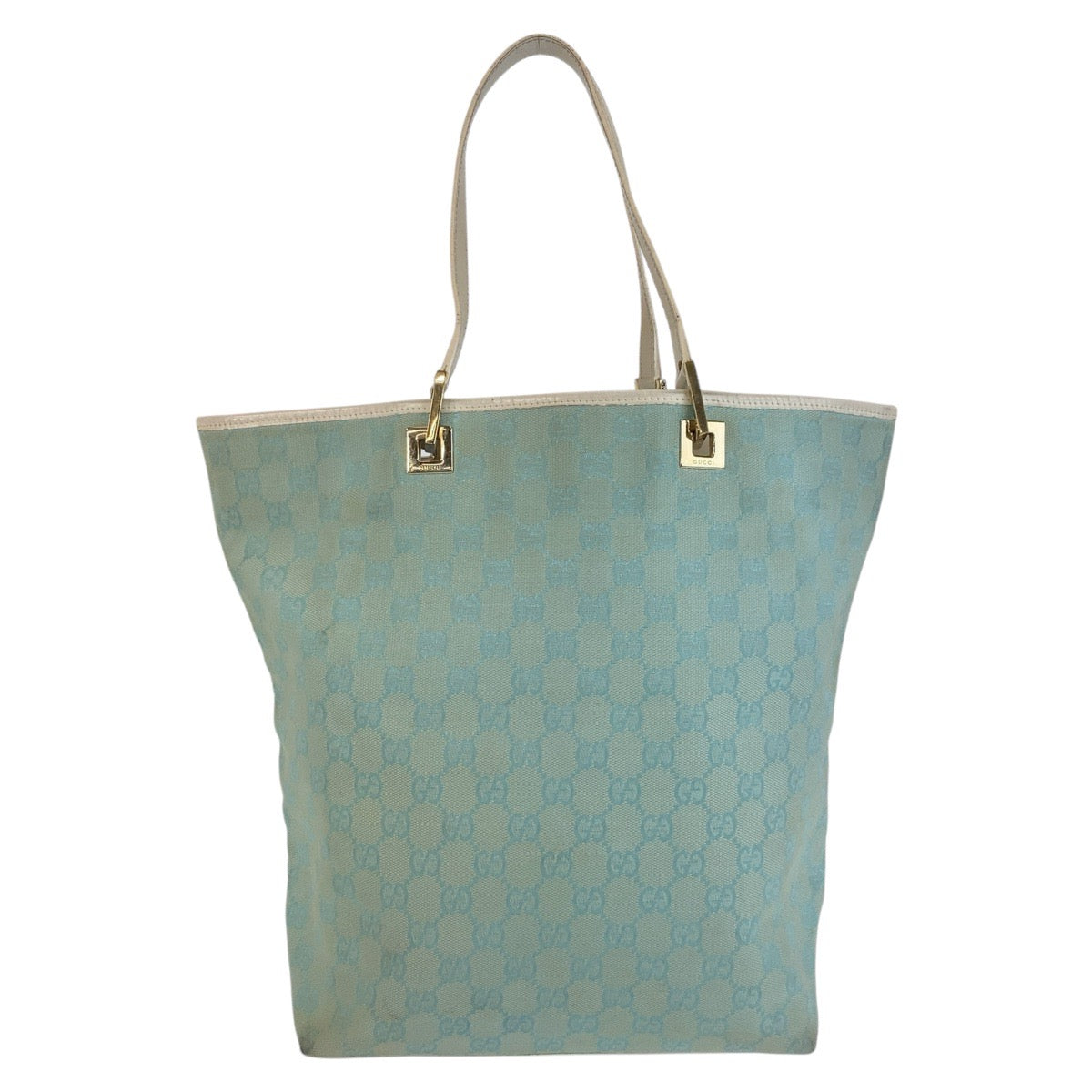 15948
GUCCI グッチ ミントグリーン ゴールド金具 GGキャンバス / レザー 002 1098 トートバッグ ショルダーバッグ  レディース