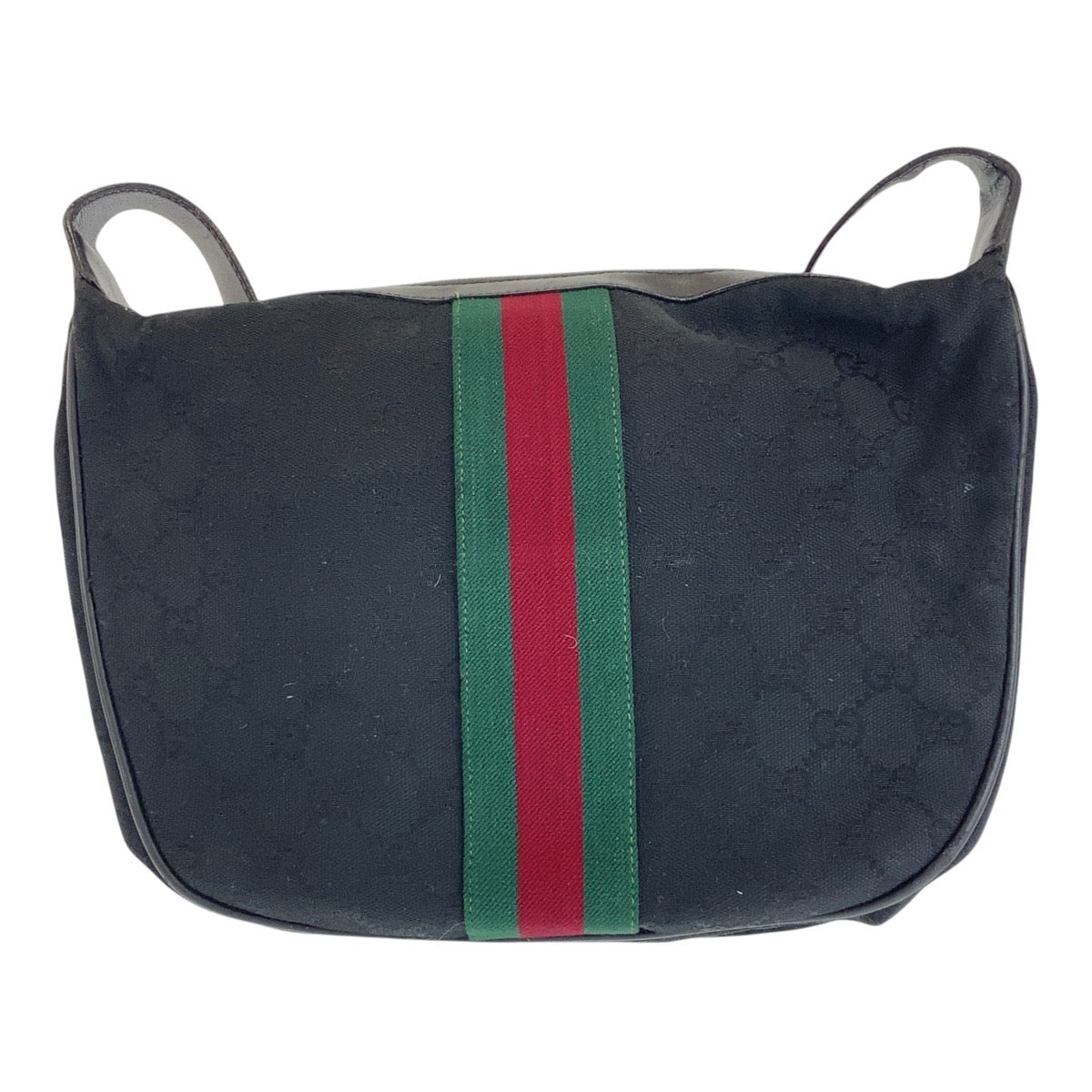 15950
GUCCI グッチ ヴィンテージ オールドグッチ シェリーライン ブラック 黒 マルチカラー ゴールド金具 GGキャンバス / レザー 10 2 3840 斜め掛け ショルダーバッグ  レディース AB45